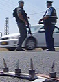 שיקאגו בעיר חדרה; 3 תושבי טול כרם שפרצו וגנבו רכב פגעו בו בניידת משטרה